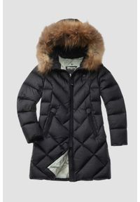 Blauer USA - BLAUER Czarna damska kurtka Althea Raincoat Long Jackets, Rozmiar S. Kolor: czarny. Materiał: poliamid, puch. Styl: elegancki #4