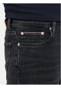 TOMMY HILFIGER - Tommy Hilfiger Jeansy Bleecker MW0MW35719 Czarny Slim Fit. Kolor: czarny