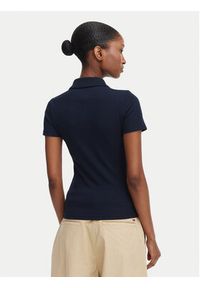 Tommy Jeans Polo DW0DW22327 Granatowy Slim Fit. Typ kołnierza: polo. Kolor: niebieski. Materiał: bawełna #4
