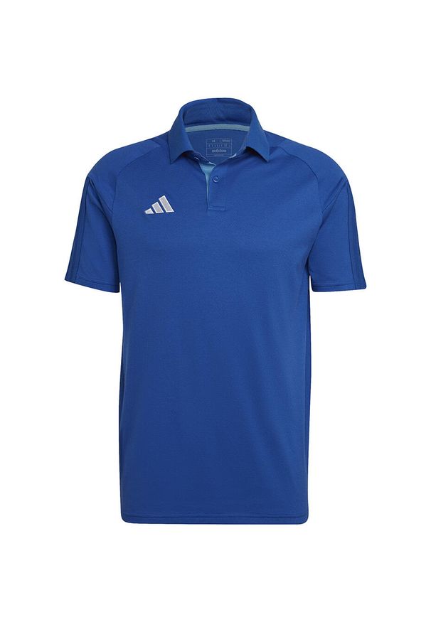 Adidas - Koszulka do piłki nożnej męska adidas Tiro 23 Competition Polo. Typ kołnierza: polo. Kolor: niebieski