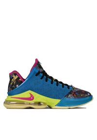 Buty koszykarskie męskie Nike Lebron 19. Kolor: niebieski. Materiał: materiał, syntetyk. Szerokość cholewki: normalna. Sport: koszykówka