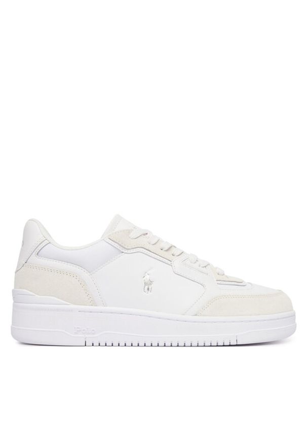 Polo Ralph Lauren Sneakersy 809P00810002 Biały. Kolor: biały. Materiał: skóra