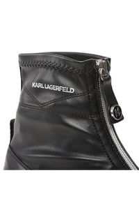 Karl Lagerfeld - KARL LAGERFELD Botki KL43260 Czarny. Kolor: czarny. Materiał: skóra