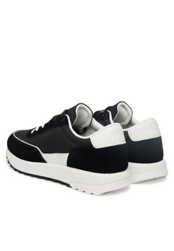 Calvin Klein Sneakersy City Runner Laceup Ny Mix HM0HM02144 Czarny. Kolor: czarny. Materiał: materiał