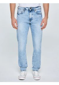 Big-Star - Jeansy męskie jasnoniebieskie Harper 173. Stan: podwyższony. Kolor: niebieski. Sezon: lato. Styl: retro, vintage #1