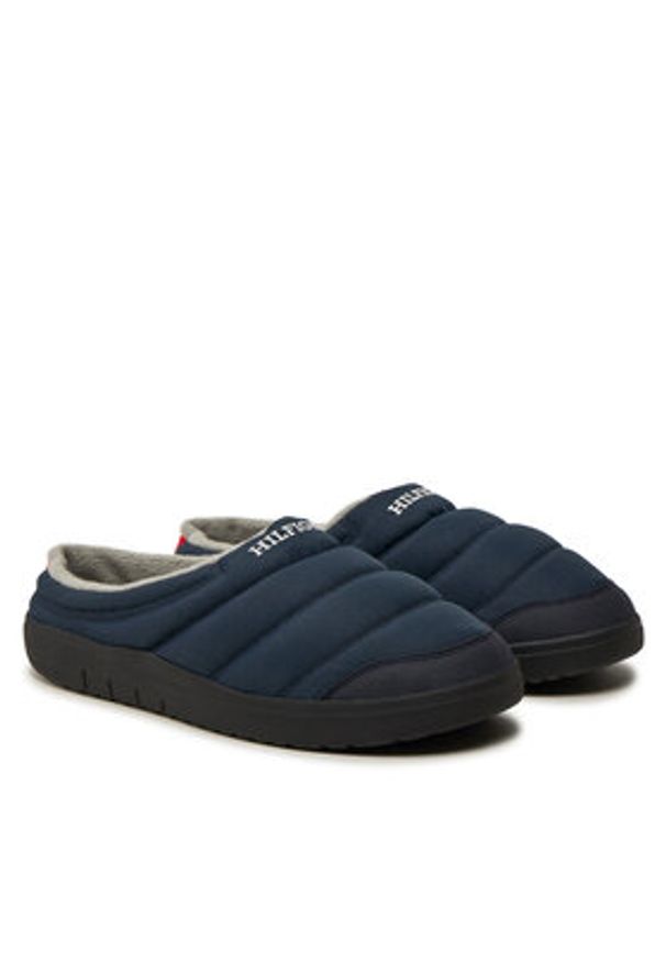 TOMMY HILFIGER - Tommy Hilfiger Kapcie FM0FM05158 Granatowy. Kolor: niebieski. Materiał: materiał