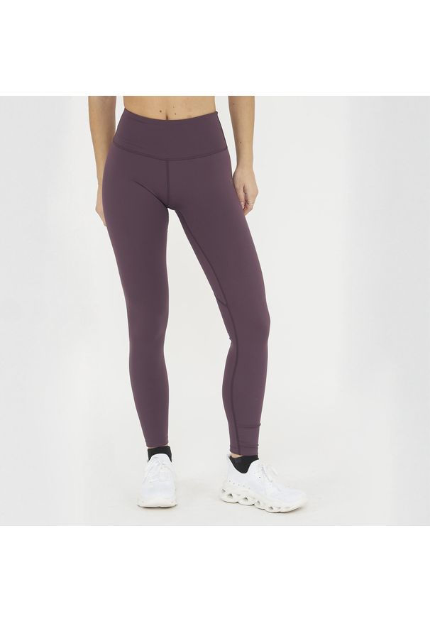 LEGEA - legginsy treningowe CERBERO efekt push-up bordowy. Kolor: fioletowy. Materiał: nylon, elastan. Sport: fitness
