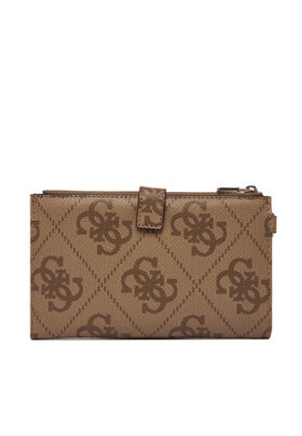 Guess Portfel Laurel II Slg SWSO7 459157 Beżowy. Kolor: beżowy. Materiał: skóra