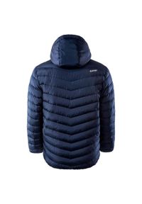 Hi-tec - Kurtka Ocieplana Męska Michos. Kolor: niebieski. Materiał: puch. Sport: turystyka piesza