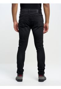Big-Star - Spodnie jeans męskie czarne Terry Carrot 956. Kolor: czarny. Styl: klasyczny, elegancki #5