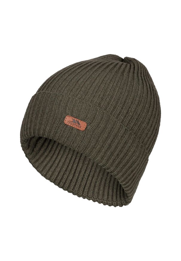 TRESPASS - Czapka Unisex Dla Dorosłych Dornan Beanie. Kolor: zielony. Sezon: zima