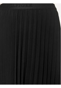 TOMMY HILFIGER - Tommy Hilfiger Spódnica plisowana Fluid WW0WW41793 Czarny Regular Fit. Kolor: czarny. Materiał: syntetyk #4