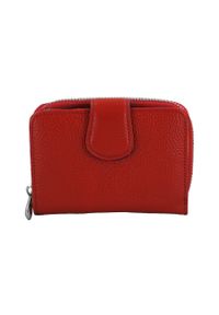Barberini's - Portfel skórzany BARBERINI'S czerwony D-115-13. Kolor: czerwony. Materiał: skóra. Wzór: kolorowy #1