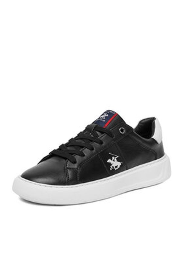 Beverly Hills Polo Club Sneakersy CEO-LOMAX-01 MI08 Czarny. Kolor: czarny. Materiał: skóra