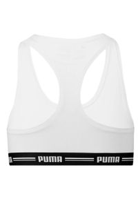 Stanik fitness cardio Puma Racer Back Top 1P Hang. Kolor: biały. Sport: fitness