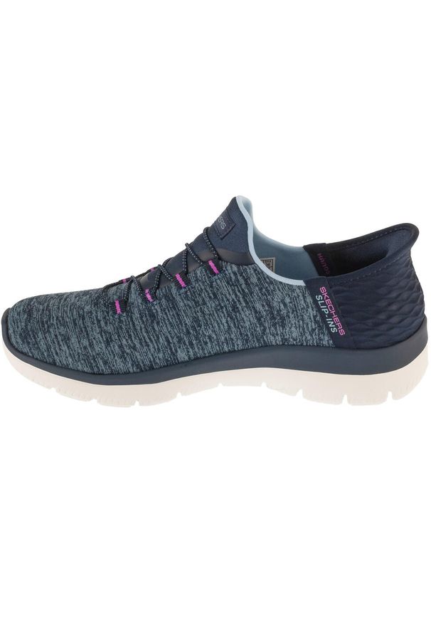 skechers - Buty sportowe Sneakersy damskie, Summits - Dazzling Haze. Kolor: niebieski. Sport: turystyka piesza