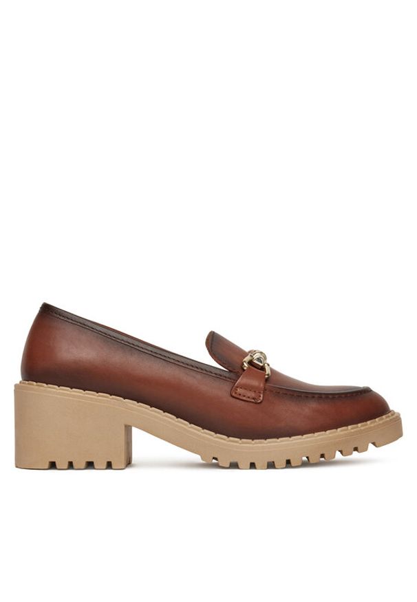Lasocki Loafersy WB-RONA-22 Brązowy. Kolor: brązowy. Materiał: skóra