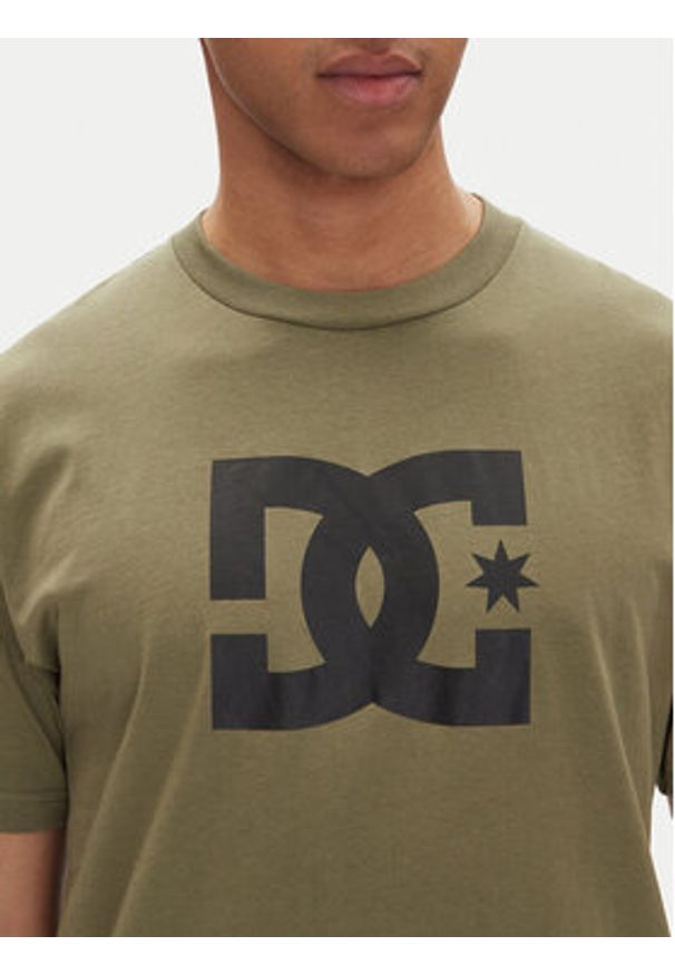 DC T-Shirt ADYZT05373 Zielony Heritage Fit. Kolor: zielony. Materiał: bawełna