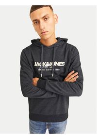 Jack & Jones - Jack&Jones Bluza Alvis 12256848 Czarny Standard Fit. Kolor: czarny. Materiał: bawełna #4