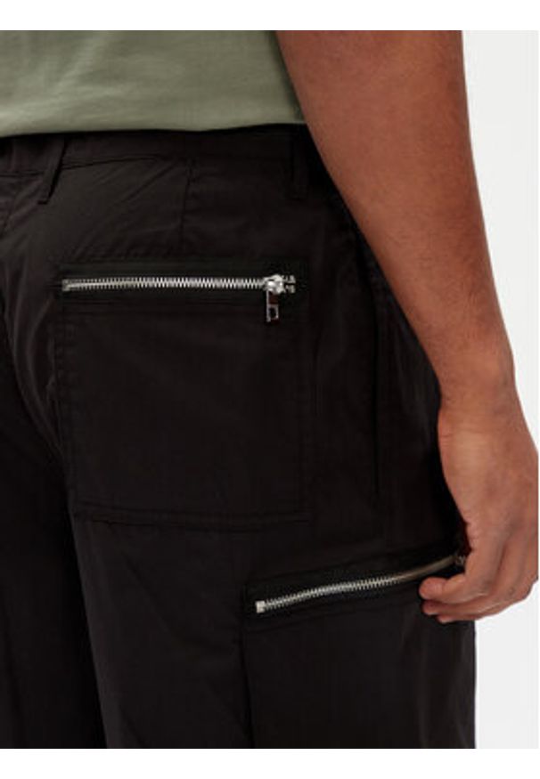 Michael Kors Szorty materiałowe CS5304THC2 Czarny Regular Fit. Kolor: czarny. Materiał: bawełna