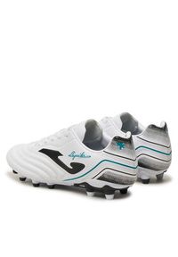 Joma Buty do piłki nożnej Aguila Firm Ground AGUW2402FG Biały. Kolor: biały. Materiał: skóra #4