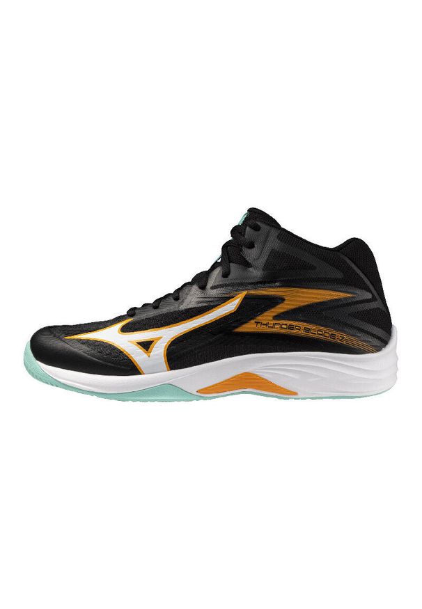 Buty halowe Mizuno Thunder Blade Z Mid. Kolor: czarny. Sport: siatkówka, piłka ręczna