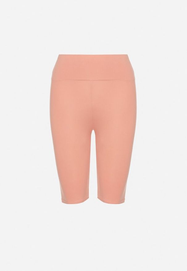 Born2be - Różowe Casualowe Szorty Typu Kolarki Lidessa. Okazja: na co dzień. Kolor: różowy. Materiał: materiał. Sezon: lato. Styl: casual