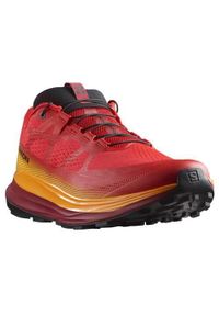 salomon - Buty do biegania męskie Salomon Ultra Glide 2. Zapięcie: sznurówki. Kolor: czerwony. Materiał: materiał, syntetyk, tkanina. Szerokość cholewki: normalna