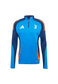 Adidas - Bluza Juventus Tiro 24 Competition Training. Kolor: niebieski. Materiał: dresówka, materiał. Sport: piłka nożna