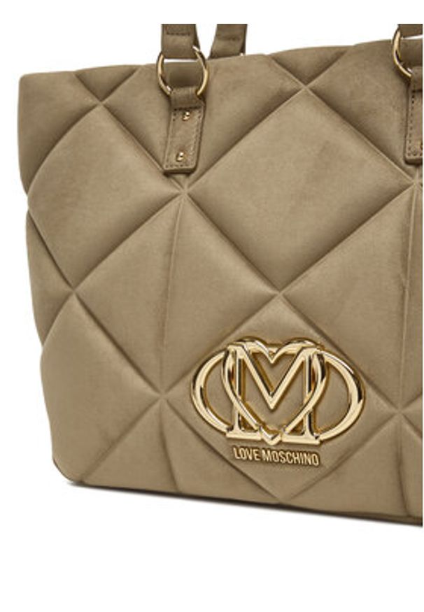 Love Moschino - LOVE MOSCHINO Torebka JC4312PP0NKE0105 Beżowy. Kolor: beżowy