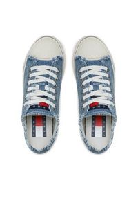 Tommy Jeans Tenisówki Low Cut Tj Sneaker EN0EN02228 Niebieski. Kolor: niebieski. Materiał: materiał #4