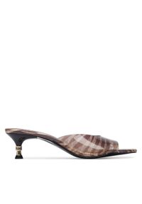 Just Cavalli Klapki 80RA3S61 ZSE42 Brązowy. Kolor: brązowy. Materiał: syntetyk #1