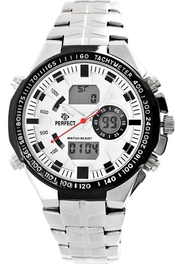 NoName - Zegarek Zegarek Męski Perfect A8019-1 Iluminacja