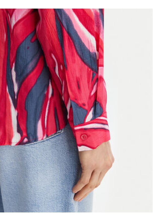 Vero Moda Koszula Vera 10338761 Różowy Regular Fit. Kolor: różowy. Materiał: wiskoza