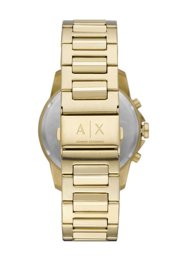 Armani Exchange Zegarek damski. Kolor: złoty. Materiał: materiał