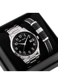 Paul Lorens - KOMPLET PREZENTOWY MĘSKI PAUL LORENS - Zegarek + Bransoletka (zg368d) #1