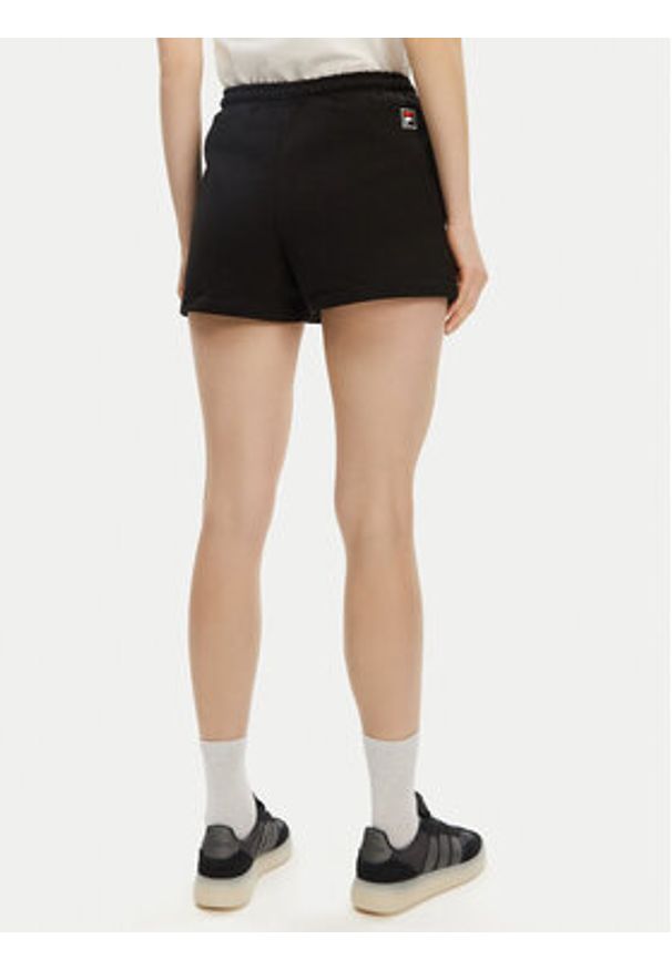 Fila Szorty sportowe Louches FAW1032 Czarny Regular Fit. Kolor: czarny. Materiał: bawełna