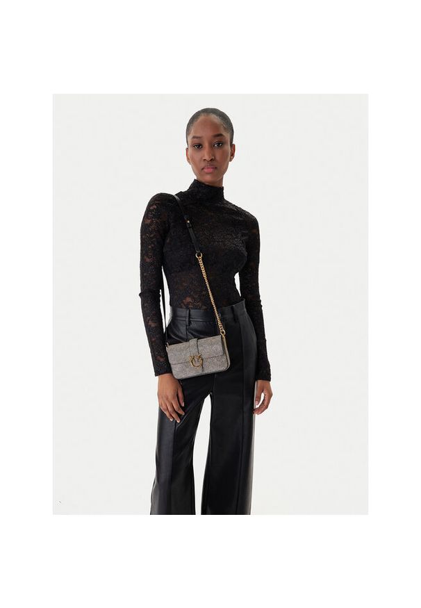 Pinko - Torebka PINKO. Kolor: złoty