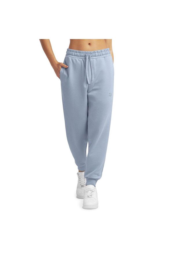Spodnie dresowe Lifestyle damskie SIROKO Aquamarine-W. Kolor: niebieski. Materiał: dresówka. Sport: fitness