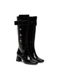 Karl Lagerfeld - KARL LAGERFELD Kozaki KL31475A Czarny. Kolor: czarny. Materiał: skóra #3
