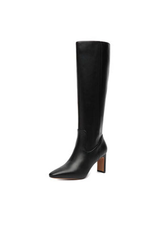 Nine West Kozaki CEO-SAWSAN-01 Czarny. Kolor: czarny. Materiał: materiał