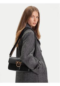 Pinko - PINKO Torebka Love One Classic Slouchy Fl PE 25 PLTT 104524 A0QO Czarny. Kolor: czarny. Materiał: skórzane #3