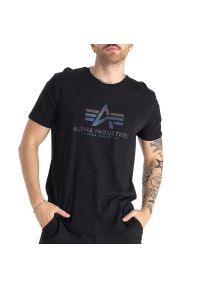 Koszulka Alpha Industries Basic T Rainbow Ref 100501RR03 - czarna. Kolor: czarny. Materiał: bawełna. Długość rękawa: krótki rękaw. Długość: krótkie #1