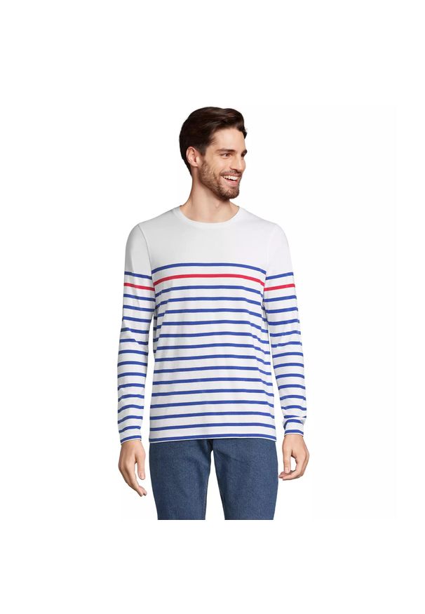 SOL'S - Koszulka z długim rękawem Sol's Matelot. Kolor: biały. Długość rękawa: długi rękaw. Długość: długie