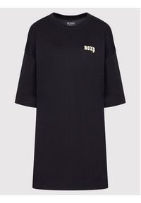 Roxy Bluzka Macrame ERJZT05254 Czarny Oversize. Kolor: czarny. Materiał: bawełna