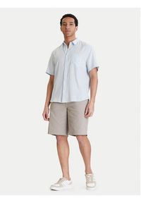 Calvin Klein Jeans Szorty materiałowe 90s LV04RD603G Beżowy Baggy Fit. Kolor: beżowy. Materiał: bawełna #5