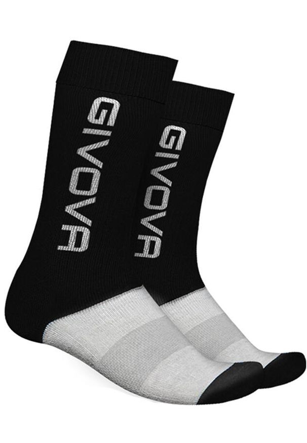 Givova Calza Raimir Czarne Skarpetki Sportowe 40-45 - Oddychająca Bawełna. Kolor: czarny. Materiał: elastan, poliester, bawełna. Sport: fitness