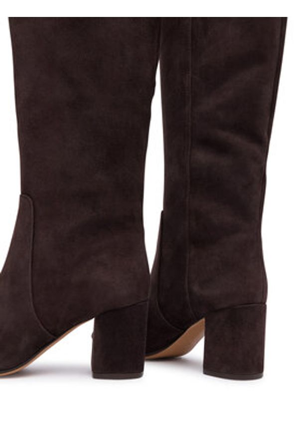 TwinSet - TWINSET Kozaki 252TGT162 Czarny. Kolor: czarny. Materiał: skóra