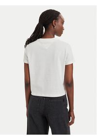 Tommy Jeans T-Shirt Flag DW0DW22818 Biały Regular Fit. Kolor: biały. Materiał: bawełna #4