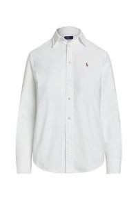 Polo Ralph Lauren Koszula 211970736001 Biały Relaxed Fit. Typ kołnierza: polo. Kolor: biały. Materiał: bawełna